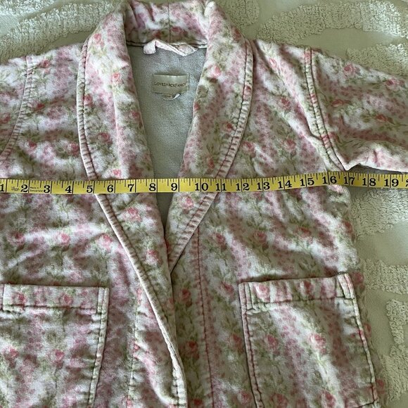 Love Shack Fancy Girls Bath Robe One Size Pink Flowers Soft Cozy Cottage - Picture 3 of 11